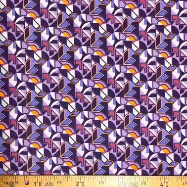 Tissu viscose Prado violet