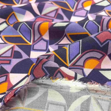 Tissu viscose Prado violet