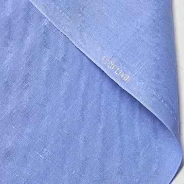 Tissu grande largeur pur lin bleu ciel 310cm