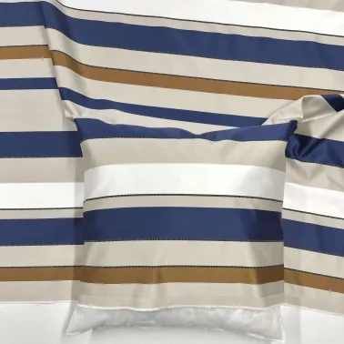 Tissu Coton polyester Sudbury bleu - Tissu d'éditeur
