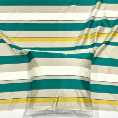 Tissu Coton polyester Sudbury vert - Tissu d'éditeur