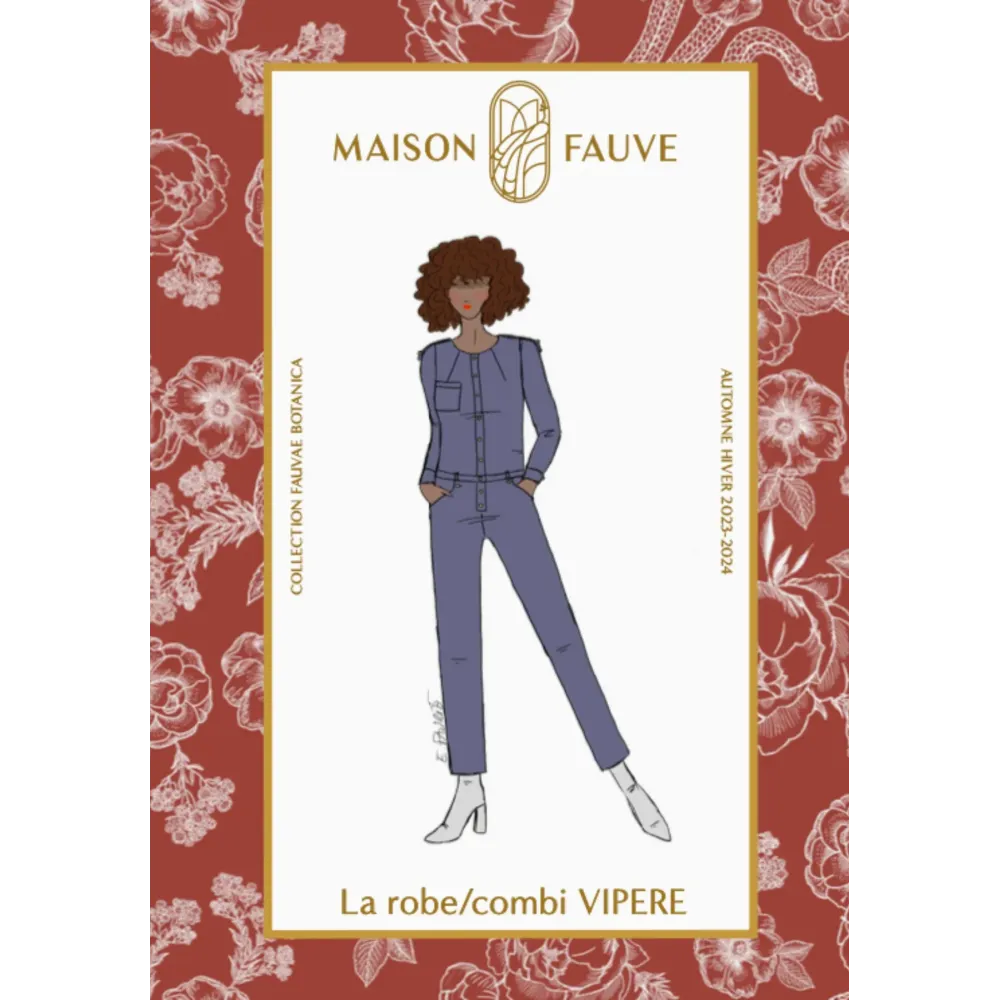 Patron couture combinaison : Vipère - Maison FAUVE